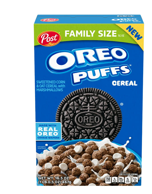 Oreo Puff Cereal NEW