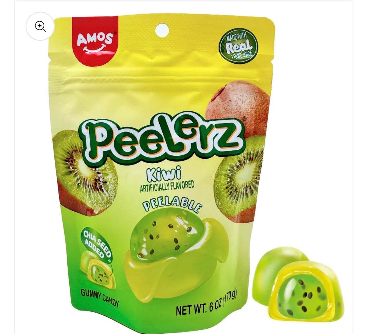 AMOS PEELERZ GUMMY Kiwi - 6OZ