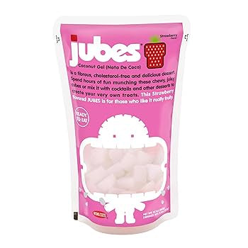 Jubes Coconut Gel Strawberry Flavor