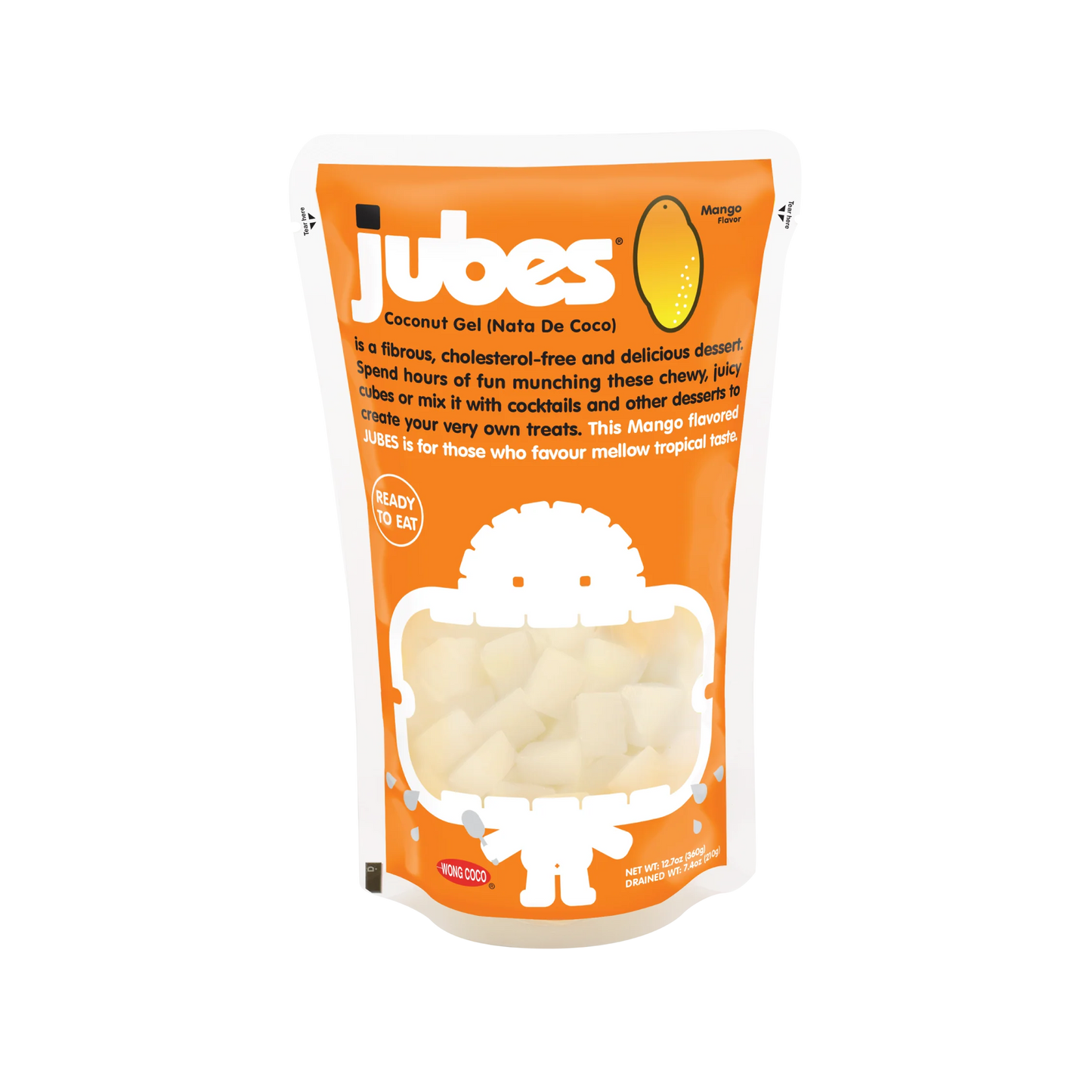 Jubes Coconut Gel Mango Flavor