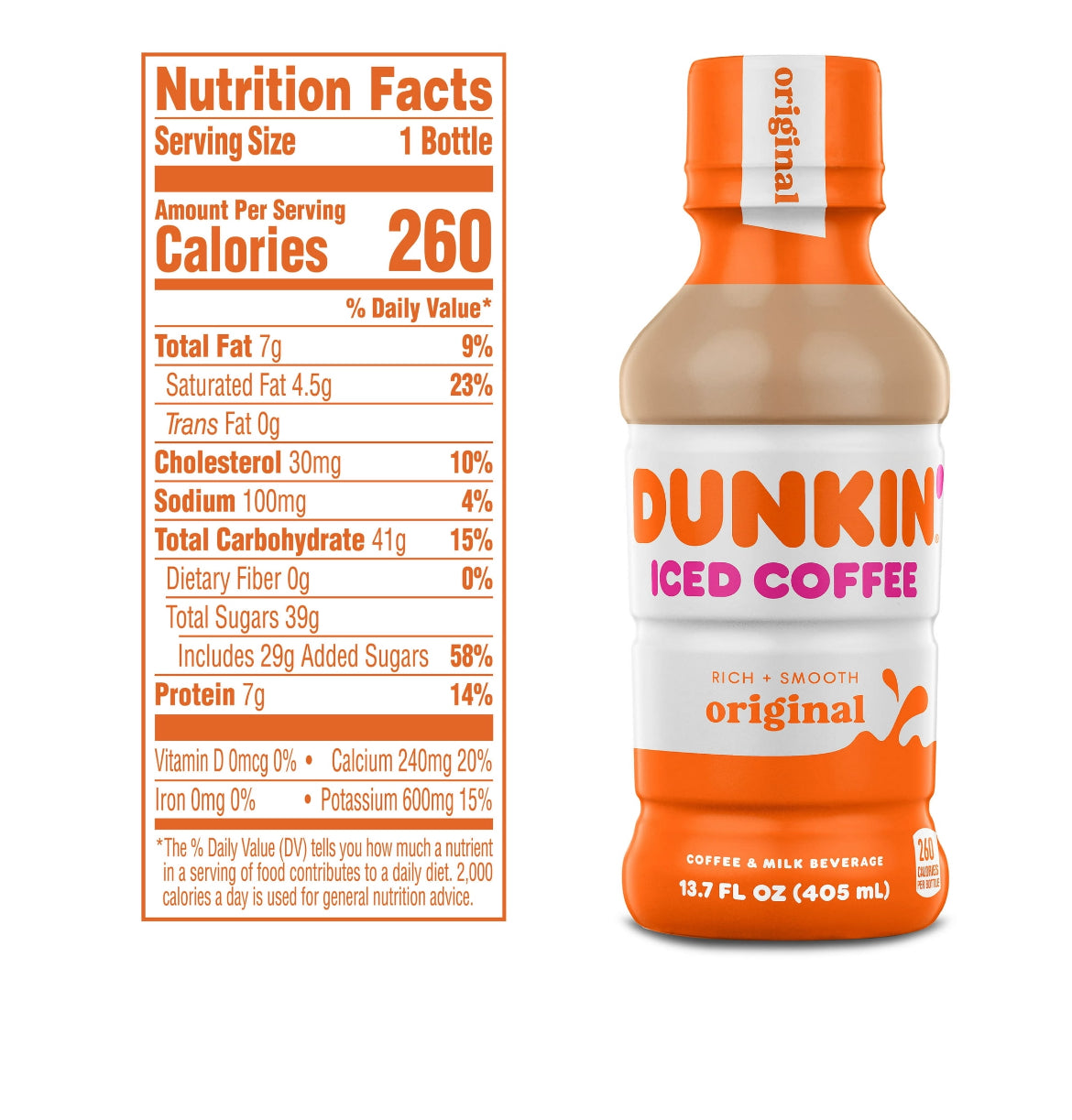 Dunkin’s Iced Coffee | Original - 13.7 Oz
