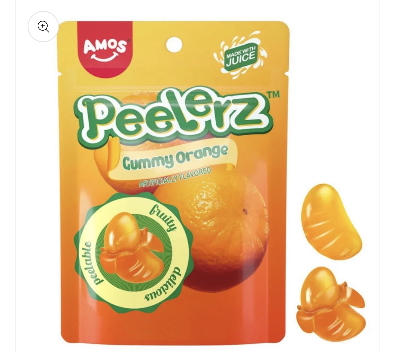 AMOS PEELERZ GUMMY ORANGE- 6OZ
