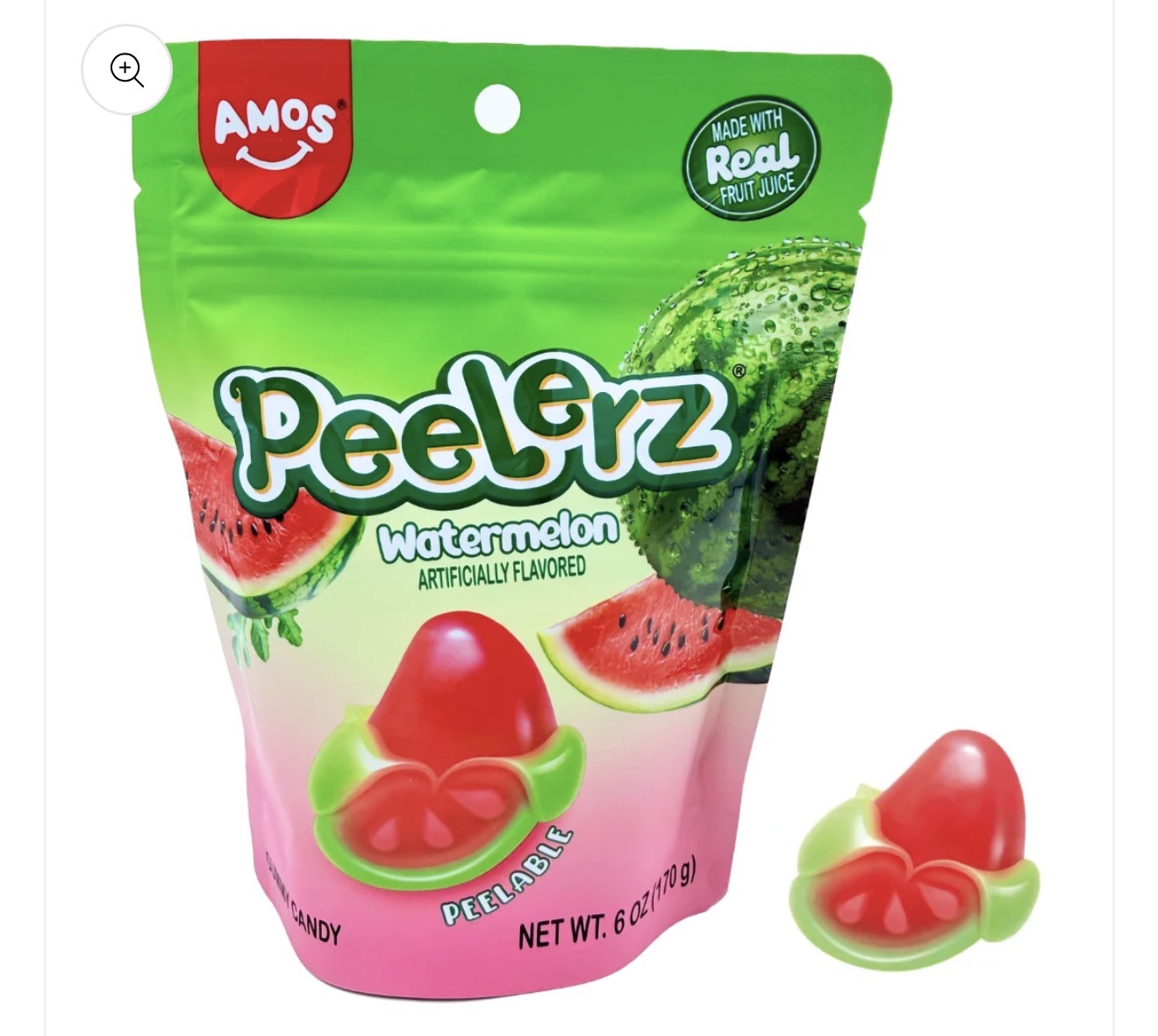 AMOS PEELERZ GUMMY Watermelon - 6OZ