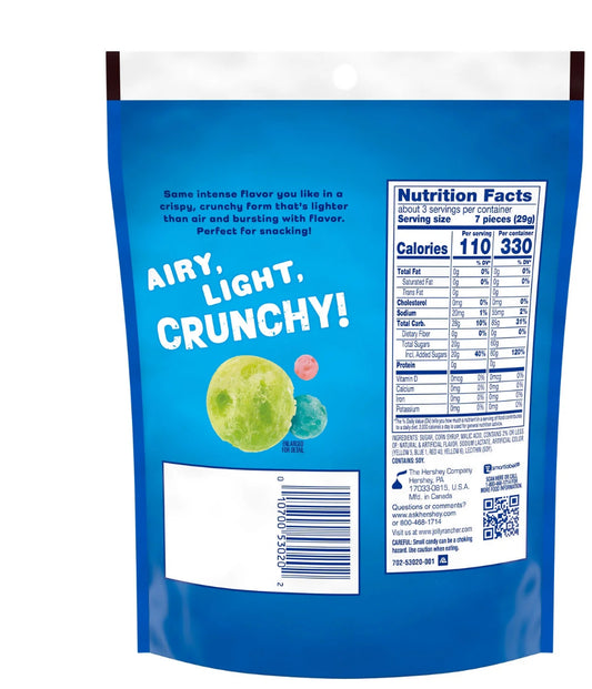 Jolly Rancher Freeze Dried Original Fruit Flavored Candy, Bag 3.1 oz