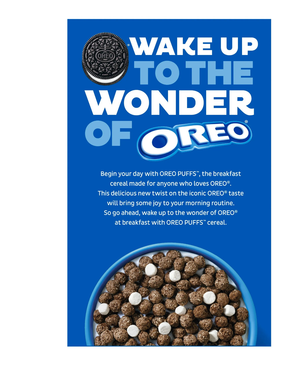 Oreo Puff Cereal NEW