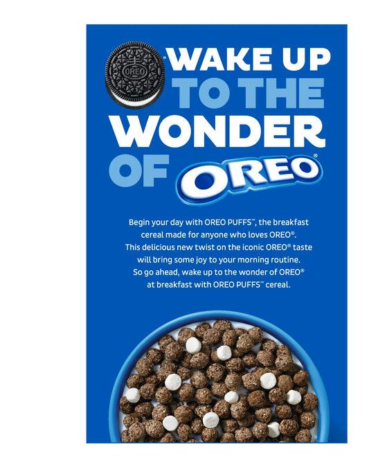 Oreo Puff Cereal NEW