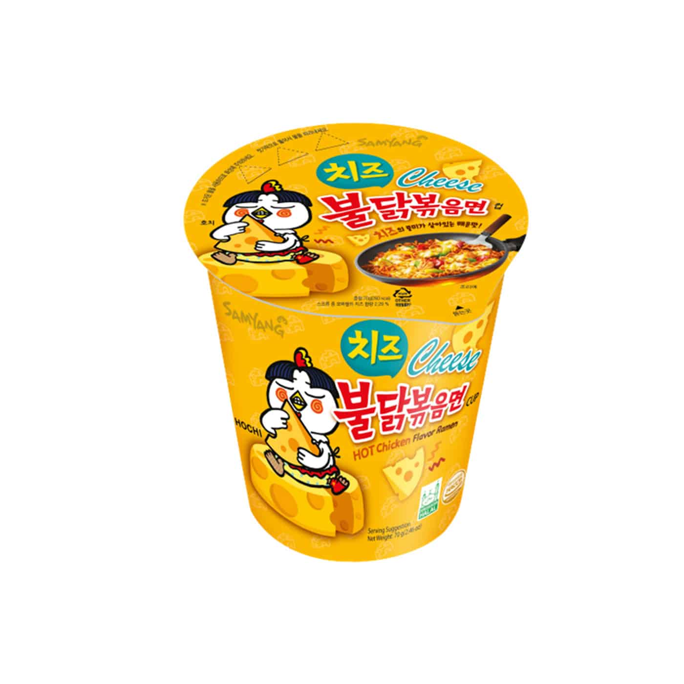 Buldak Chicken Ramen Prepared Soup, 2.46 oz Cup