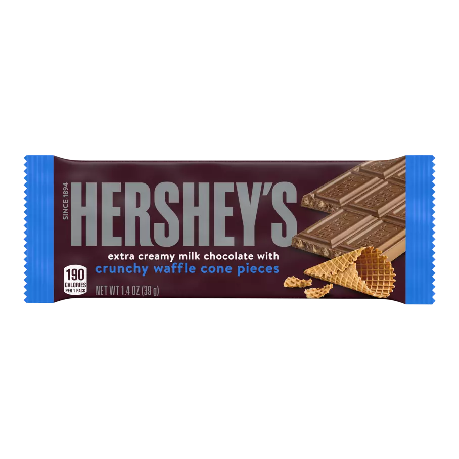 Hershey's - Milk Chocolste with Crunchy Waffle Cone Pieces
