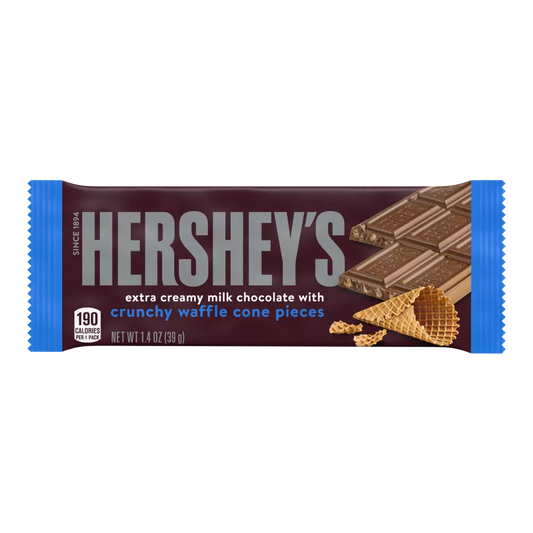 Hershey's - Milk Chocolste with Crunchy Waffle Cone Pieces