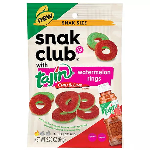 Tajin Gummies Watermelon Rings
