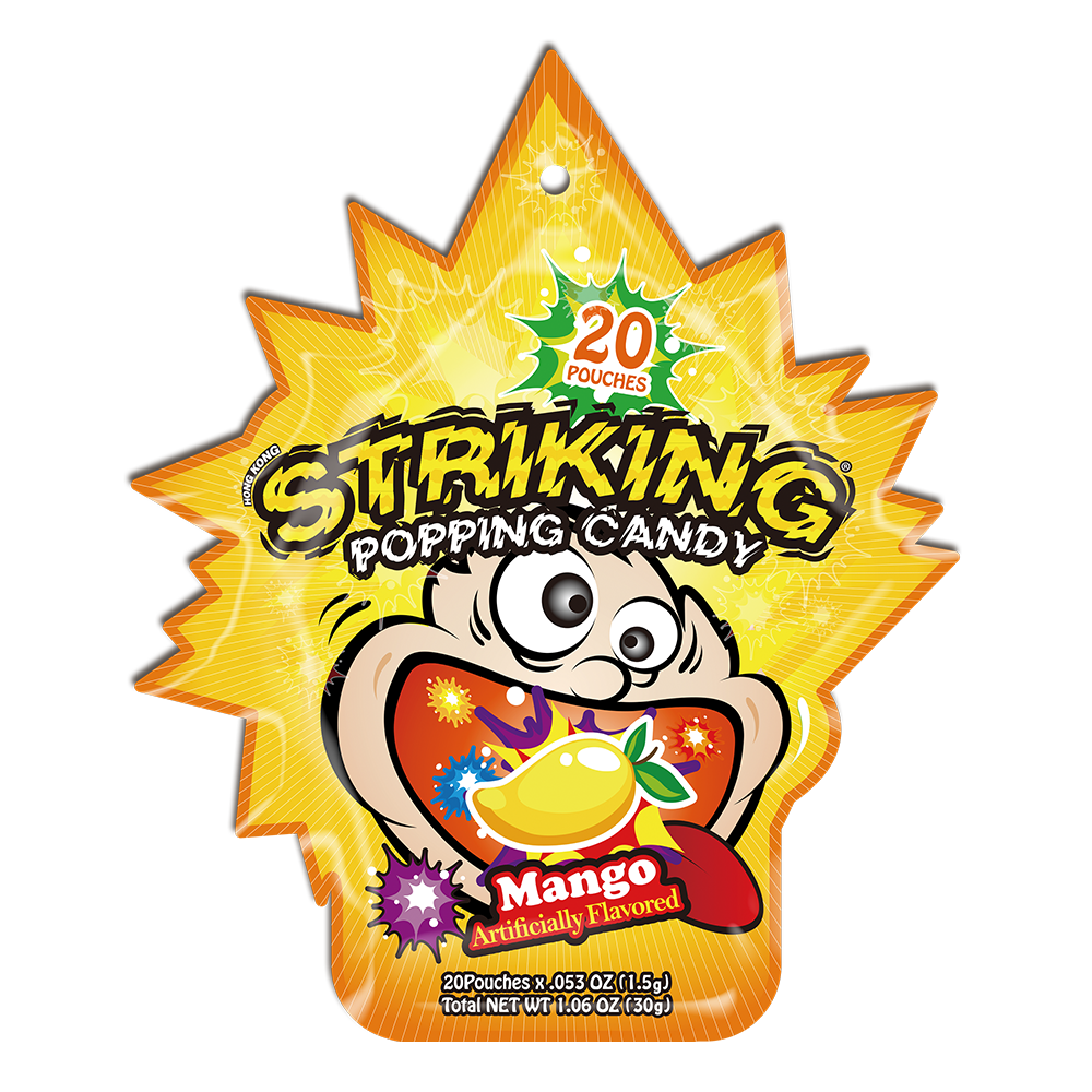 Striking - Popping candy | Mango Flavour (20 pouches)