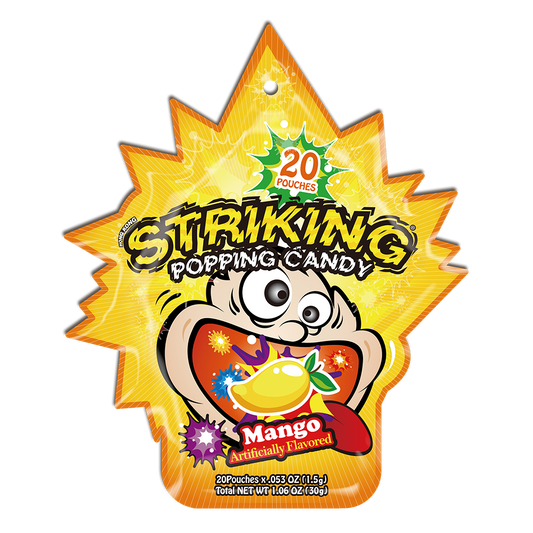 Striking - Popping candy | Mango Flavour (20 pouches)