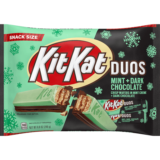 KITKAT Duos - Crisp Wafers | Mint + Dark Chocolate