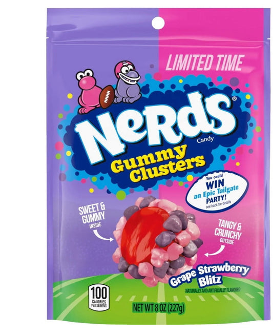 Nerds -Grape/Strawberry Gummy Cluster