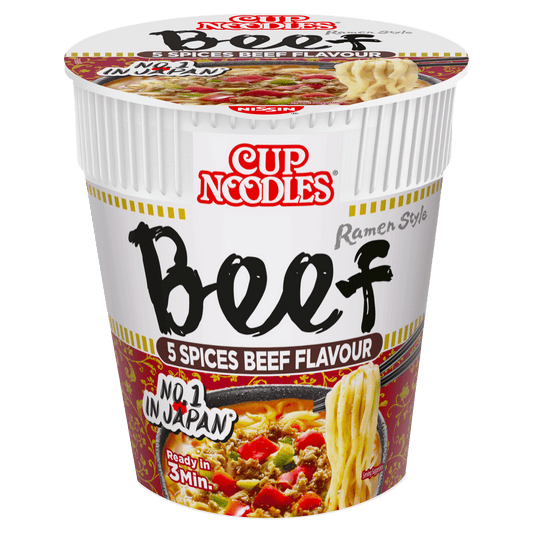 Nissin Cup Noodles -Spicy Roast Beef Flavour