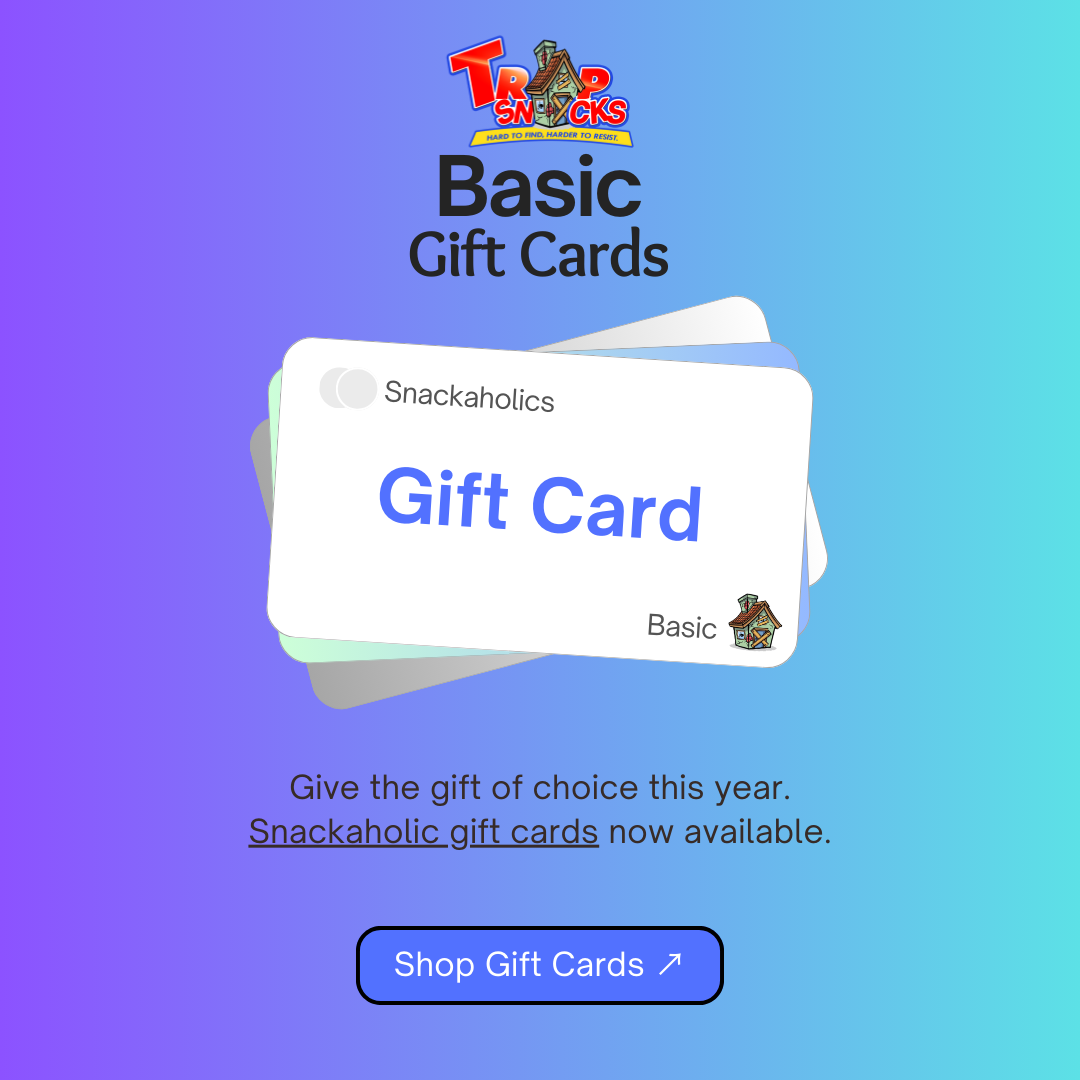 Snackaholic Gift Card