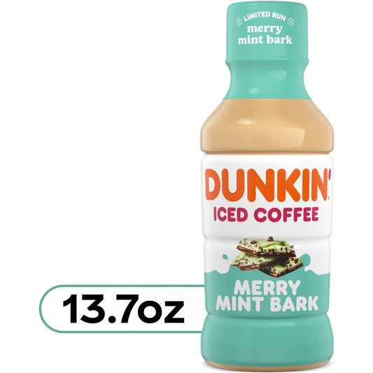 Dunkin’s Iced Coffee Merry Mint