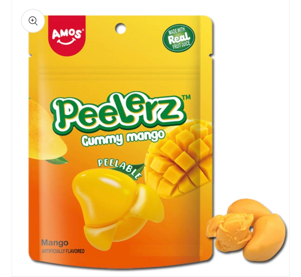 AMOS PEELERZ GUMMY MANGO - 6OZ