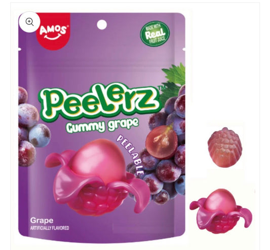 AMOS PEELERZ GUMMY Grape- 6OZ
