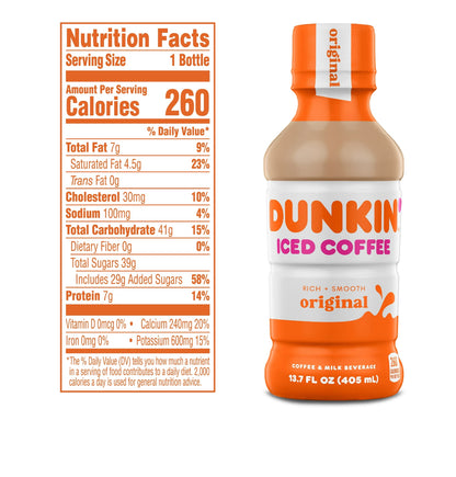 Dunkin’s Iced Coffee