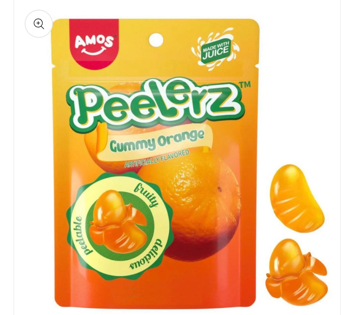 AMOS PEELERZ GUMMY ORANGE- 6OZ