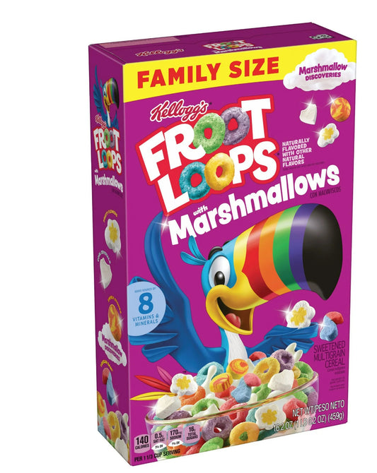 Kellogg’s Fruit Loops with Marshmallow