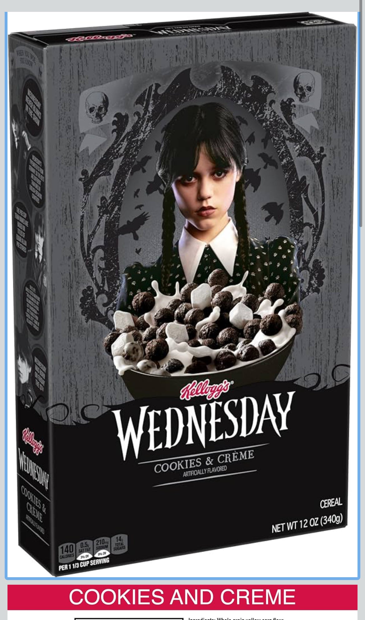 Kellogg’s Wednesday CookienCream Cereal