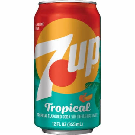 7 up soda can 12oz