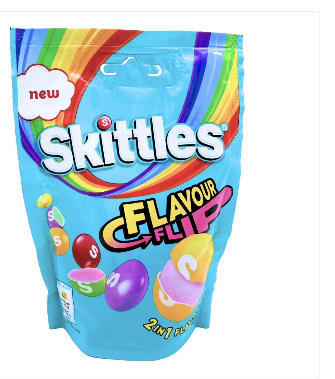 SKITTLES FLAVOUR FLIP CHEWY CANDY - 136G