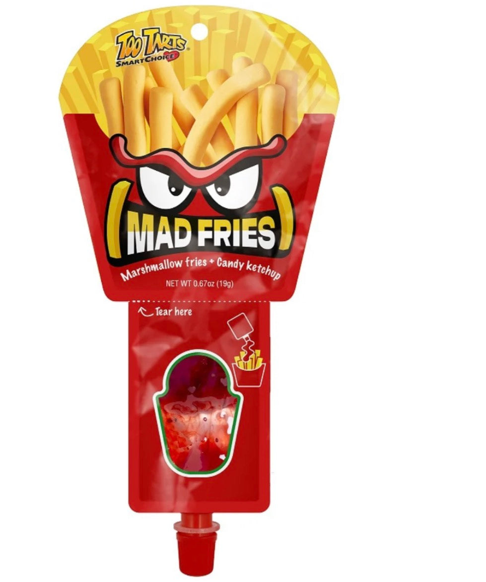 TOO TARTS MAD FRIES WITH CANDY KETCHUP - 0.67OZ