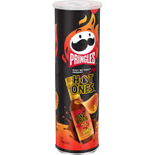 Pringles Hot Ones Los Calientes Rojo Potato Crisps Chips, Spicy Snacks, 5.5 oz