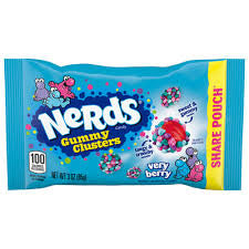 Nerds Gummy Cluster Pouch - very berry