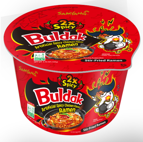 Buldak - Samyang Ramen 2x Spicy Bowl 3.70 oz