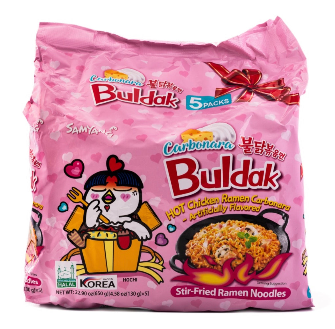 Buldak - Samyang Ramen Carbonara Hot Chicken 5pk 22.9oz